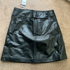 Tommy Hilfiger Leather Skirt Size 2